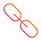Two links linked together